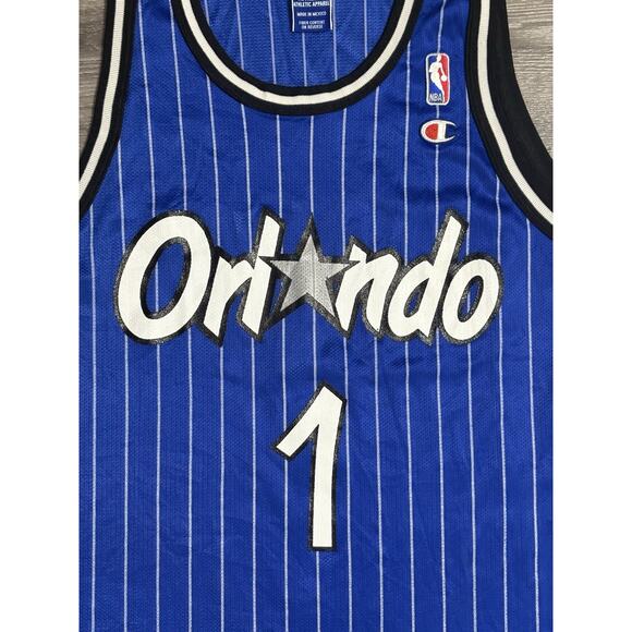 Vintage 90s Champion Authentic Penny Hardaway Orlando Magic NBA Jersey - Mens 40 - Picture 3 of 9